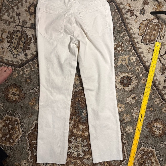 NWT Good American Good Straight Legs White Jeans 26 - Picture 6 of 7